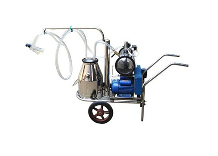Koyun / Keçi / İnek İçin Vakumlu Pompa Tek Kova Süt Sağım Makinası